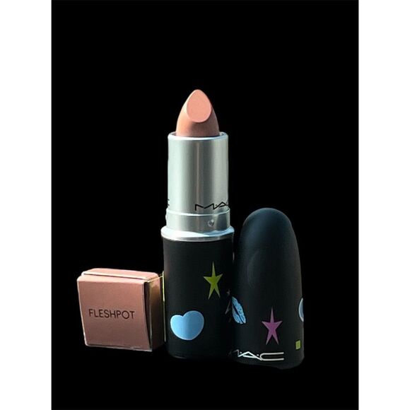 MAC 40th Anniversary Satin Lipstick FLESHPOT Iconic Packaging - Picture 5 of 16